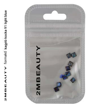 Oblikovane školjke romboide 91 light blue