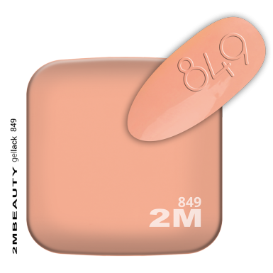 Gel lak - Mat 849
