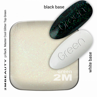 MASTER COOL GLITTER TOP GREEN