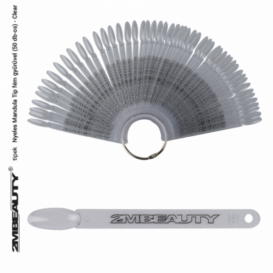 BADEM TIPSE SA DRŠKOM NA METALNOM PRSTENU - CLEAR