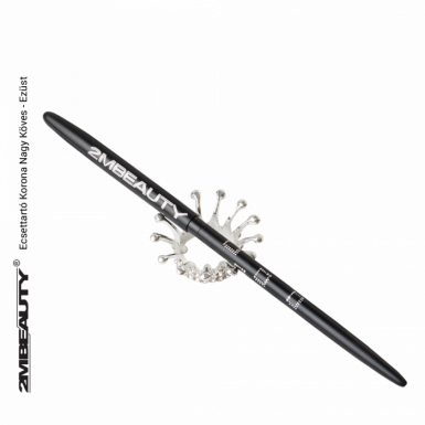 DRŽAČ ZA ČETKICE - VELIKA SREBRNA KRUNA