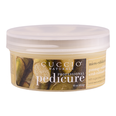 Cuccio Pedicure micro exfolation sugarcane and bamboo