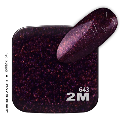 Gel lak - Glitter 643