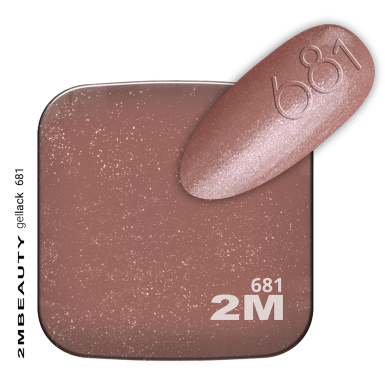 Gel lak - Glitter 681
