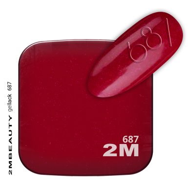 Gel lak - Glitter 687