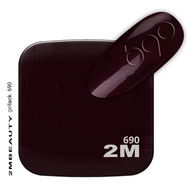 Gel lak - Glitter 690