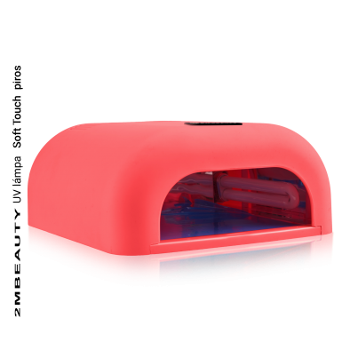UV Lampa soft touch red