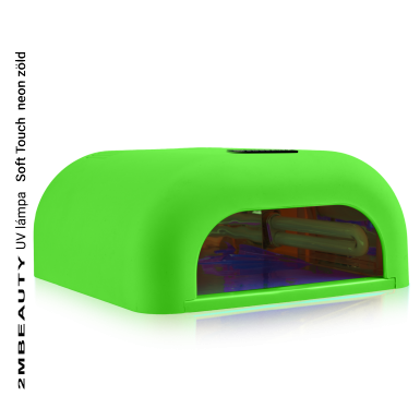 UV Lampa soft touch zelena